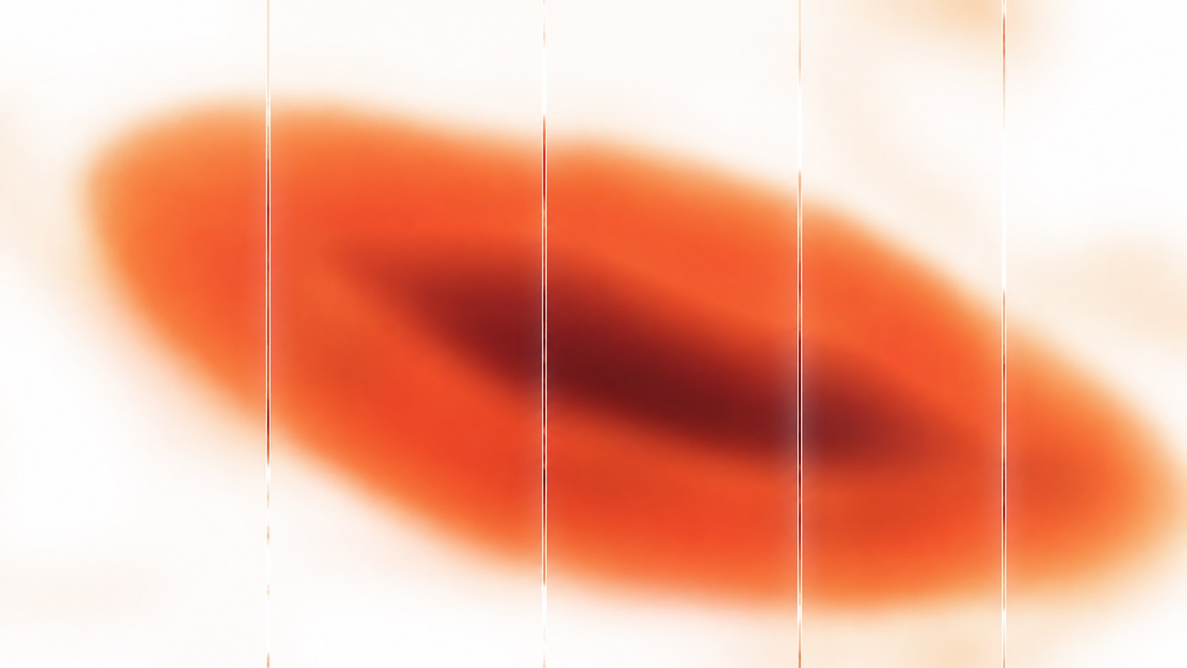 A papaya seen through frosted glass